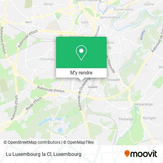 Lu Luxembourg la Cl plan