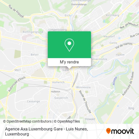 Agence Axa Luxembourg Gare - Luis Nunes plan