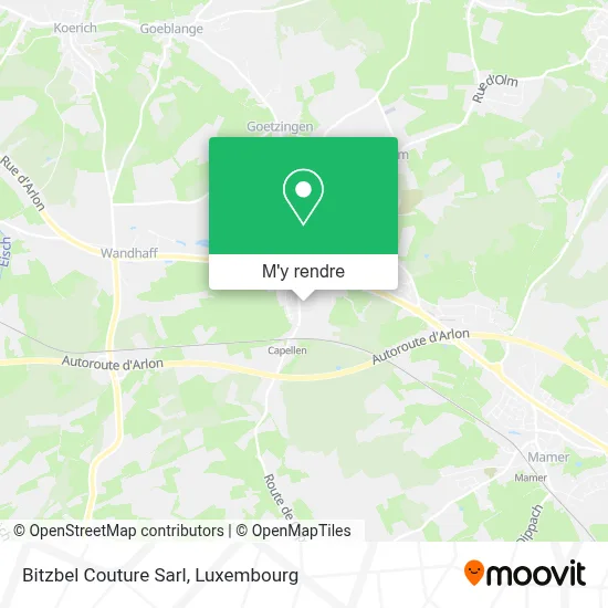 Bitzbel Couture Sarl plan