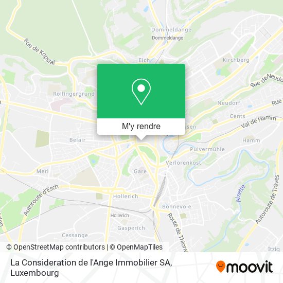 La Consideration de l'Ange Immobilier SA plan