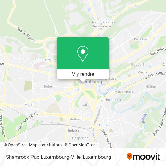Shamrock Pub Luxembourg-Ville plan