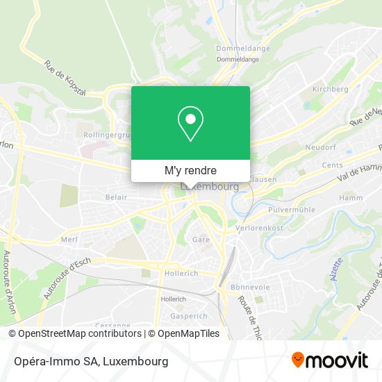 Opéra-Immo SA plan