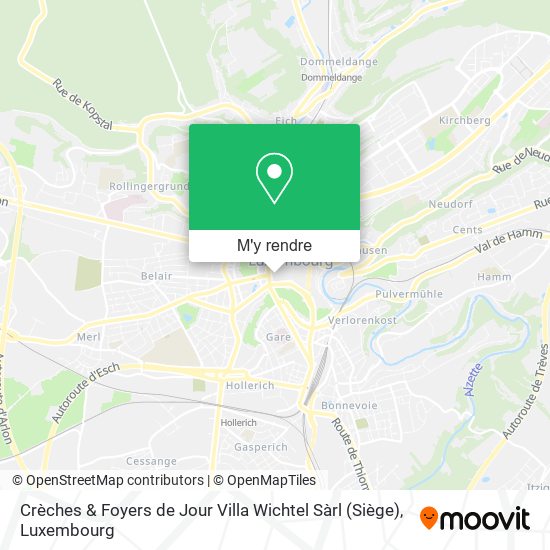 Crèches & Foyers de Jour Villa Wichtel Sàrl (Siège) plan