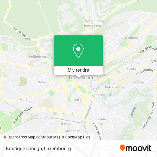 Boutique Oméga plan