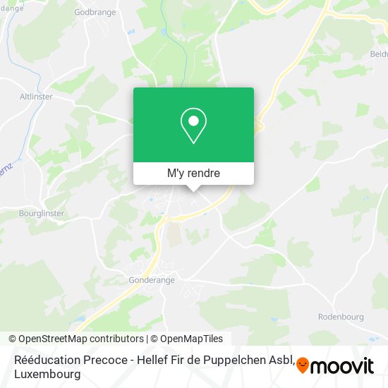 Rééducation Precoce - Hellef Fir de Puppelchen Asbl plan
