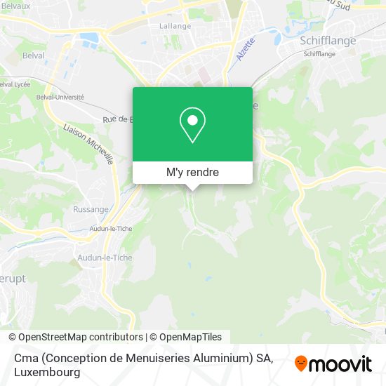 Cma (Conception de Menuiseries Aluminium) SA plan