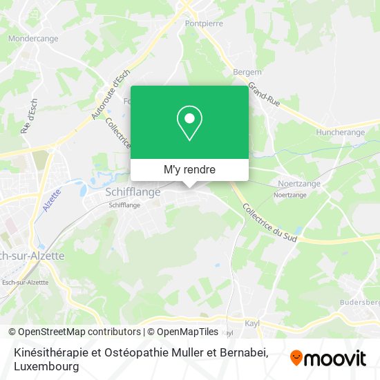 Kinésithérapie et Ostéopathie Muller et Bernabei plan