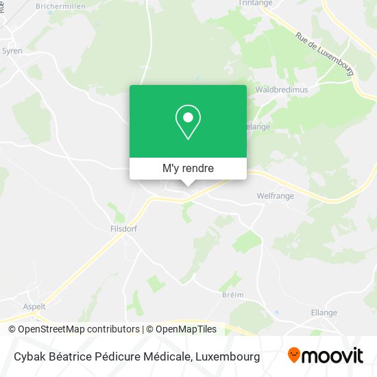 Cybak Béatrice Pédicure Médicale plan