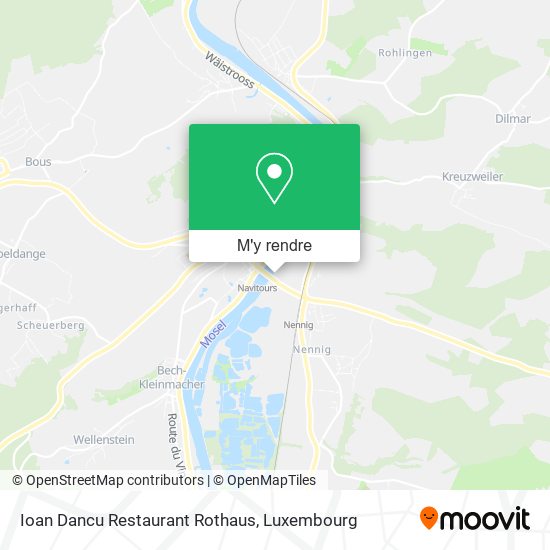 Ioan Dancu Restaurant Rothaus plan