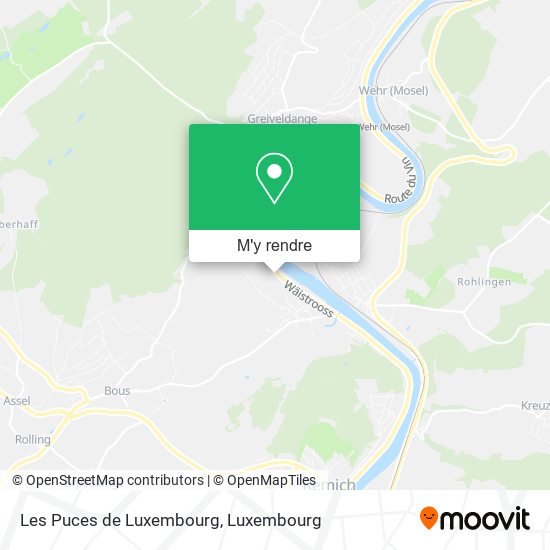 Les Puces de Luxembourg plan