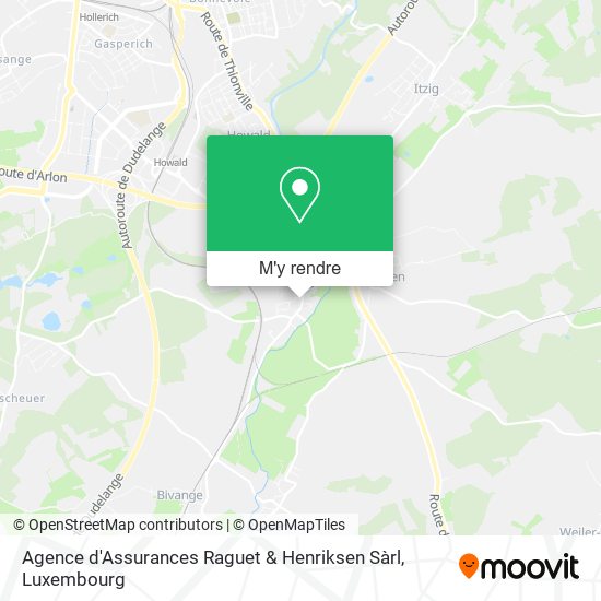 Agence d'Assurances Raguet & Henriksen Sàrl plan