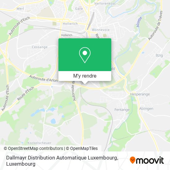Dallmayr Distribution Automatique Luxembourg plan