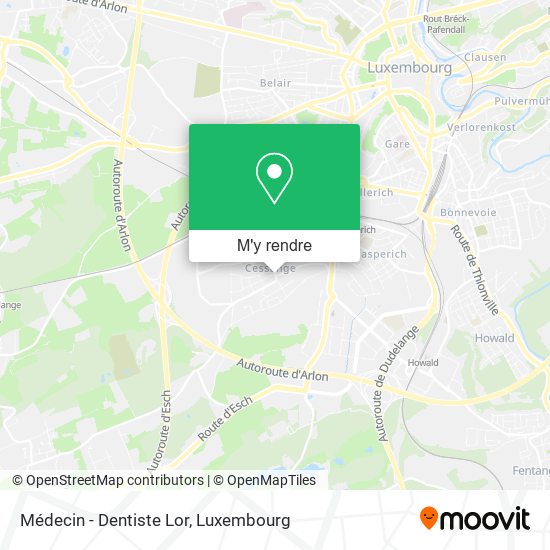 Médecin - Dentiste Lor plan