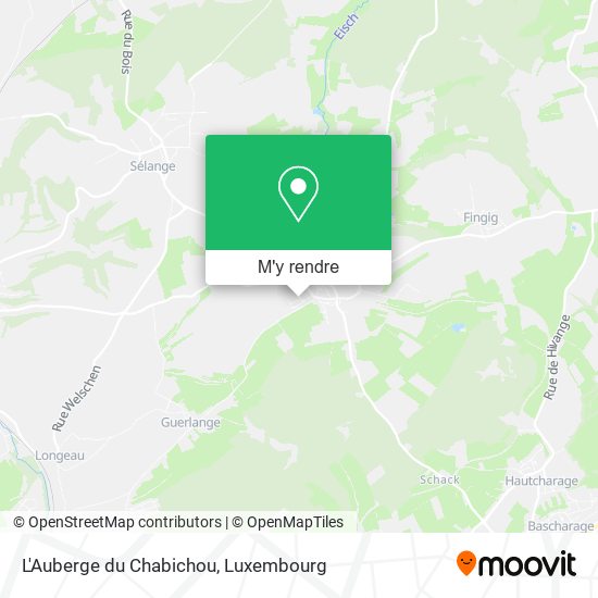 L'Auberge du Chabichou plan