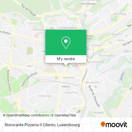 Ristorante Pizzeria Il Cilento plan