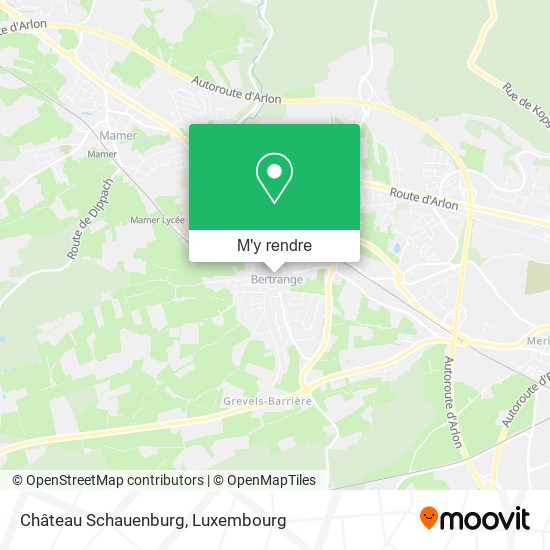 Château Schauenburg plan