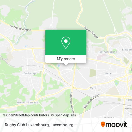 Rugby Club Luxembourg plan