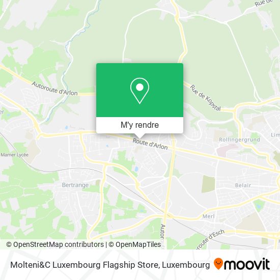 Molteni&C Luxembourg Flagship Store plan