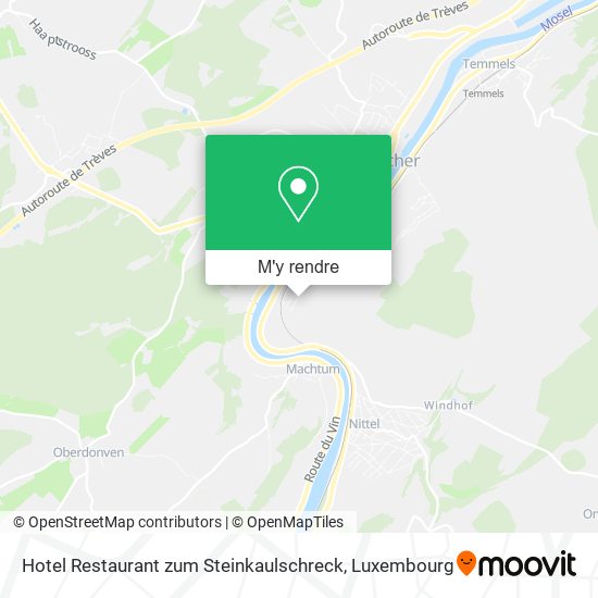 Hotel Restaurant zum Steinkaulschreck plan