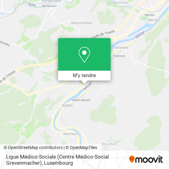 Ligue Médico-Sociale (Centre Médico-Social Grevenmacher) plan