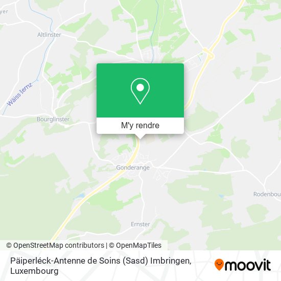 Päiperléck-Antenne de Soins (Sasd) Imbringen plan