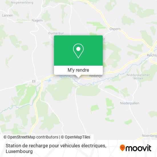 Station de recharge pour véhicules électriques plan