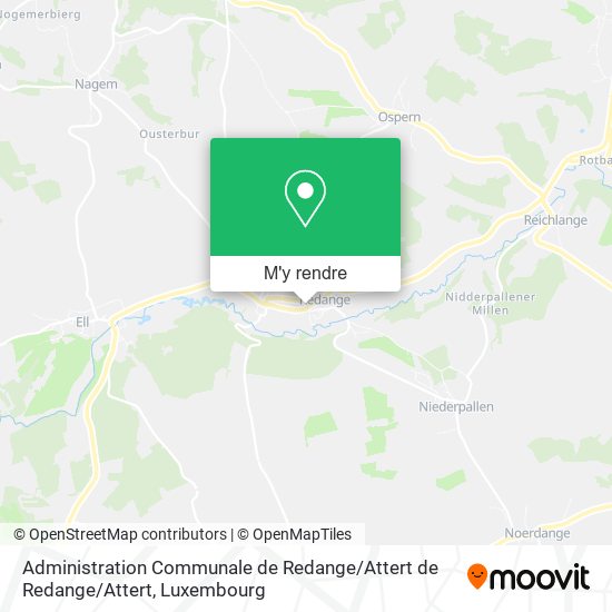 Administration Communale de Redange / Attert de Redange / Attert plan