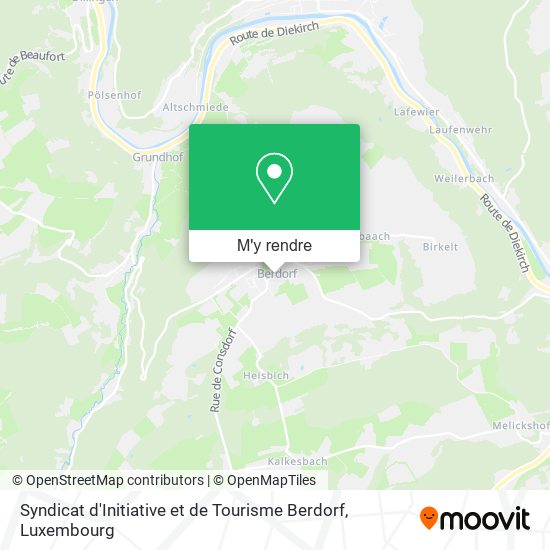 Syndicat d'Initiative et de Tourisme Berdorf plan
