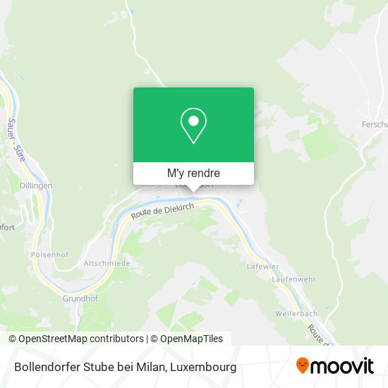 Bollendorfer Stube bei Milan plan