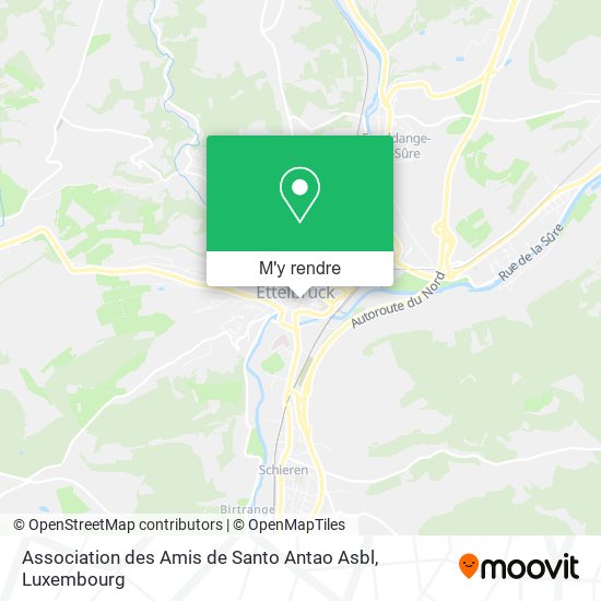 Association des Amis de Santo Antao Asbl plan