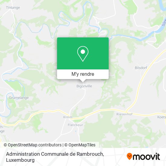 Administration Communale de Rambrouch plan