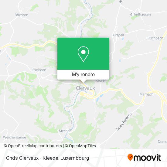 Cnds Clervaux - Kleede plan