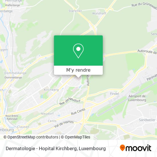 Dermatologie - Hopital Kirchberg plan