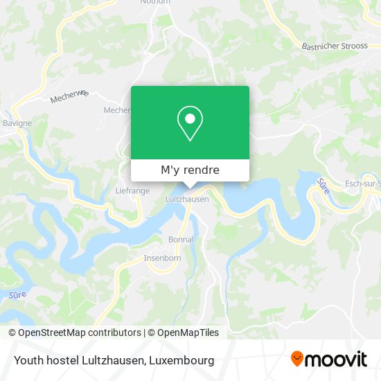 Youth hostel Lultzhausen plan