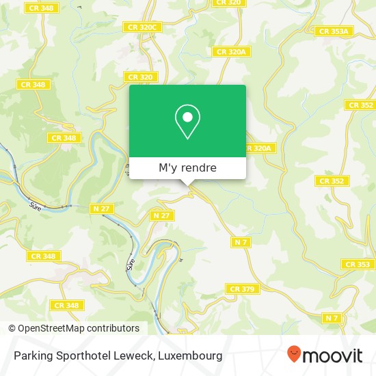 Parking Sporthotel Leweck plan