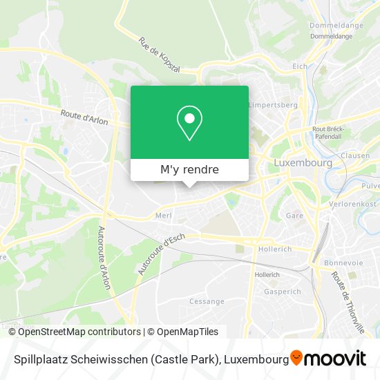 Spillplaatz Scheiwisschen (Castle Park) plan