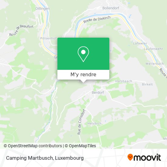 Camping Martbusch plan