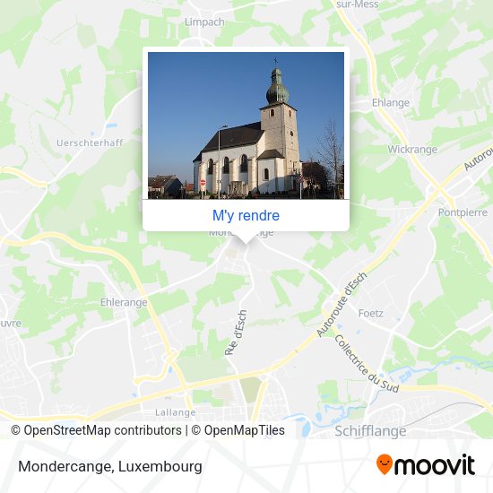 Mondercange plan