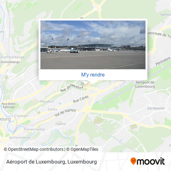 Aéroport de Luxembourg plan
