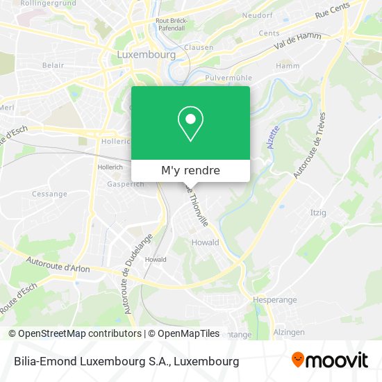 Bilia-Emond Luxembourg S.A. plan