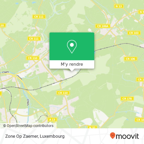 Zone Op Zaemer plan