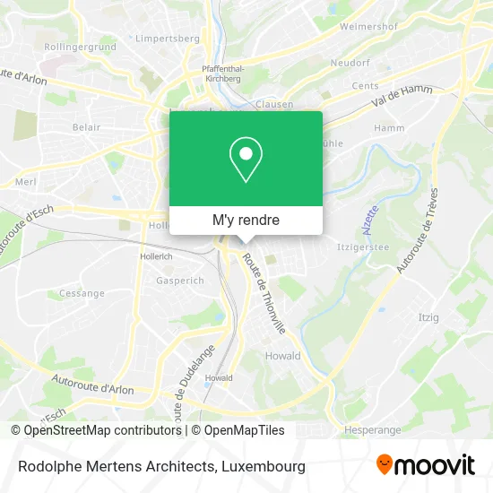 Rodolphe Mertens Architects plan