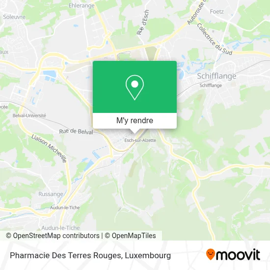 Pharmacie Des Terres Rouges plan