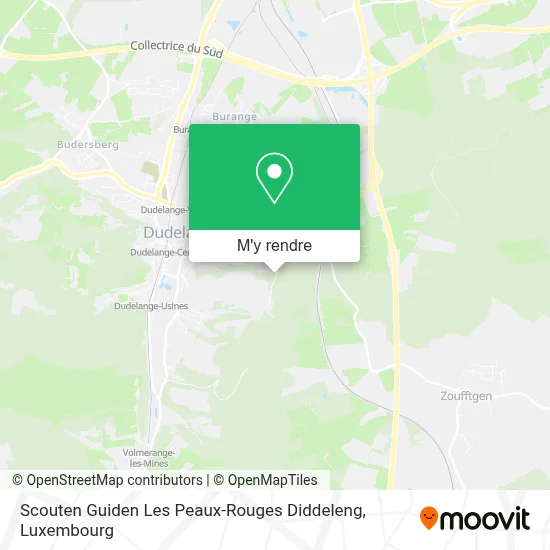 Scouten Guiden Les Peaux-Rouges Diddeleng plan