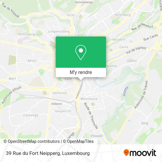 39 Rue du Fort Neipperg plan