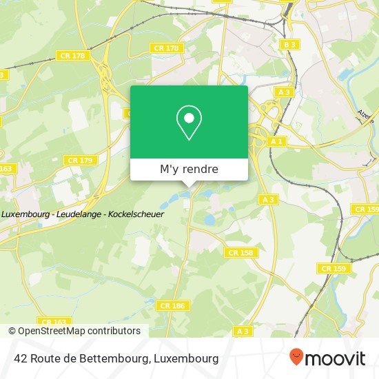 42 Route de Bettembourg plan