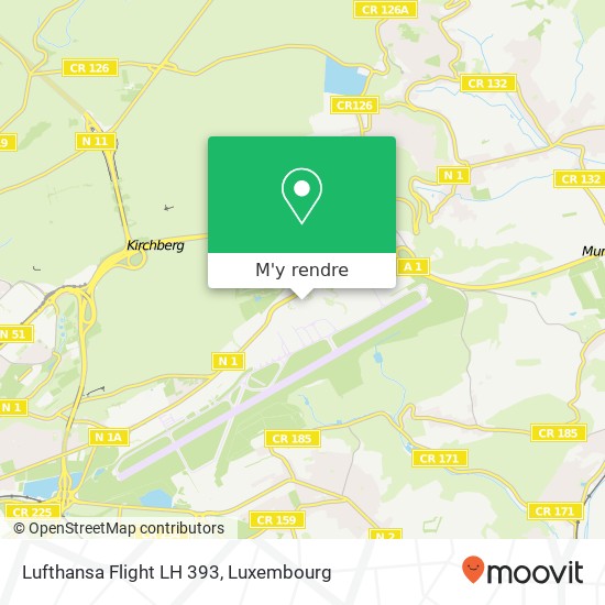Lufthansa Flight LH 393 plan
