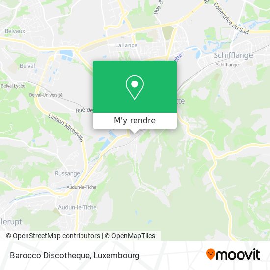 Barocco Discotheque plan