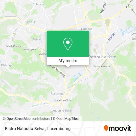 Bistro Naturata Belval plan