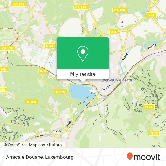 Amicale Douane plan